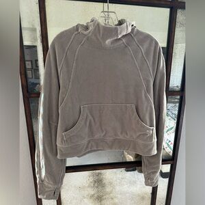 Lululemon oversized velvet cord hoodie 
size xs/s